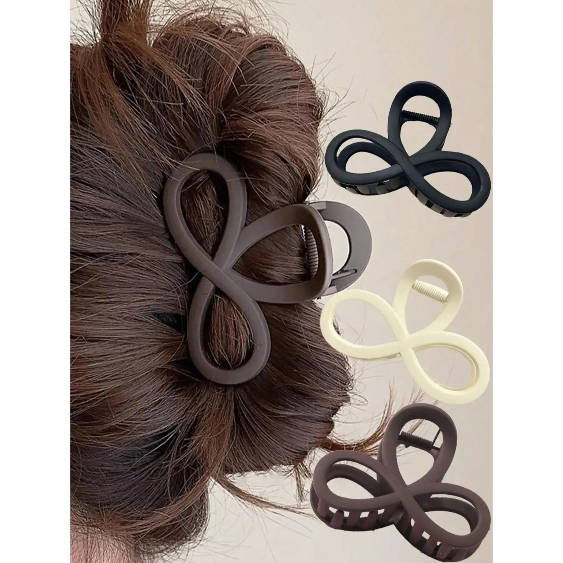 Women's Elegant Hair Claws, Casual Versatile Hair Accessories, Minimalist Headwear Suitable for Thick Hair, Hair Accessories for Party, Daily Clothing Decor, Claw Clip