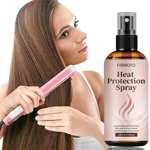 Heat Protection Spray effectively prevents heat damage and frizz, protecting hair from temperatures up to 450°F. Enriched with argan oil, keratin, and coconut oil, it is ideal for dry, frizzy, and split ends, leaving hair silky and shiny. Haircare Shine