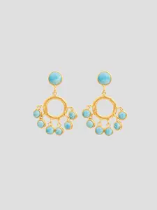 Boho Earrings in Larimar