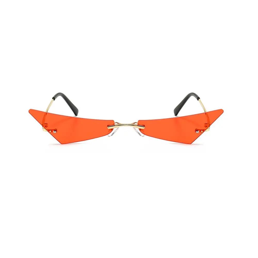 Game Genshin Impact Mavuika Cosplay Glasses Unisex Red Personalized Geometric Sunglasses Eyewear Halloween Carnival Accessories