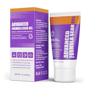 Advanced Scar Gel – Silicone Scar Gel for Keloid Bump Removal, Post-Surgery Scars, Acne Scars, Burn Marks & Stretch Marks – Scar Treatment for Old & New Scars – 1.2oz / 35g