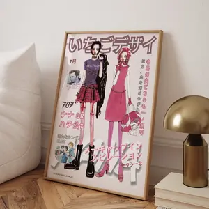 Nana Hachi Anime Poster, Nana Hachi Manga Print, Printable Home Decor, Gift Idea For Anime Fans