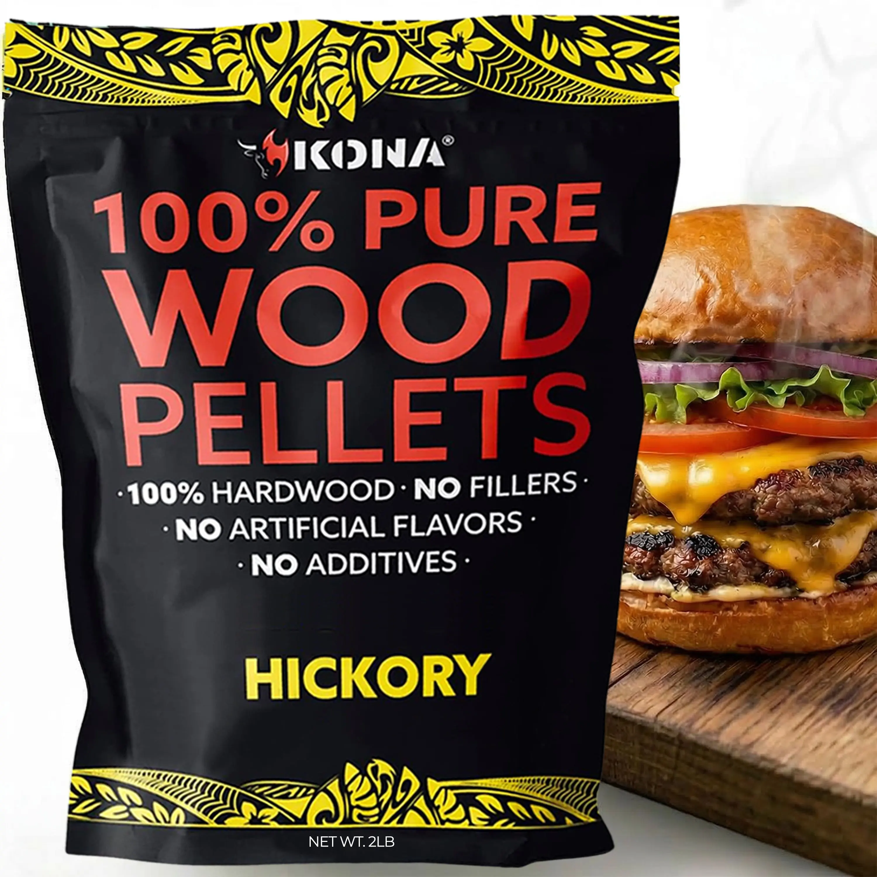 Kona 100% Hickory Wood Smoker Pellets for Ninja Woodfire & Smokers Kona 100% Hickory Wood Smoker Pellets for Ninja Woodfire & Smokers