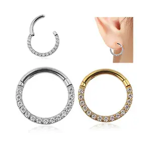 3/6pcs Multi-Wear Nose Ring & Earring Hoop – Trendy Jewelry for Women, Adjustable & Sparkling