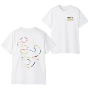 Child Of God Tracklist T-Shirt, Faith-Based Worship Music Graphic Tee for Men Women, Christian Inspired Streetwear Shirt, Unisex Casual Fan Gift, Vintage Religious Graphic Tee