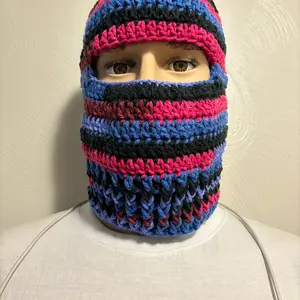 Ski Mask/ beanie crochet hat