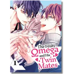 The Feisty Omega and His Twin Mates Vol. 1 by Ryo Ayamine (Author) paperback edition