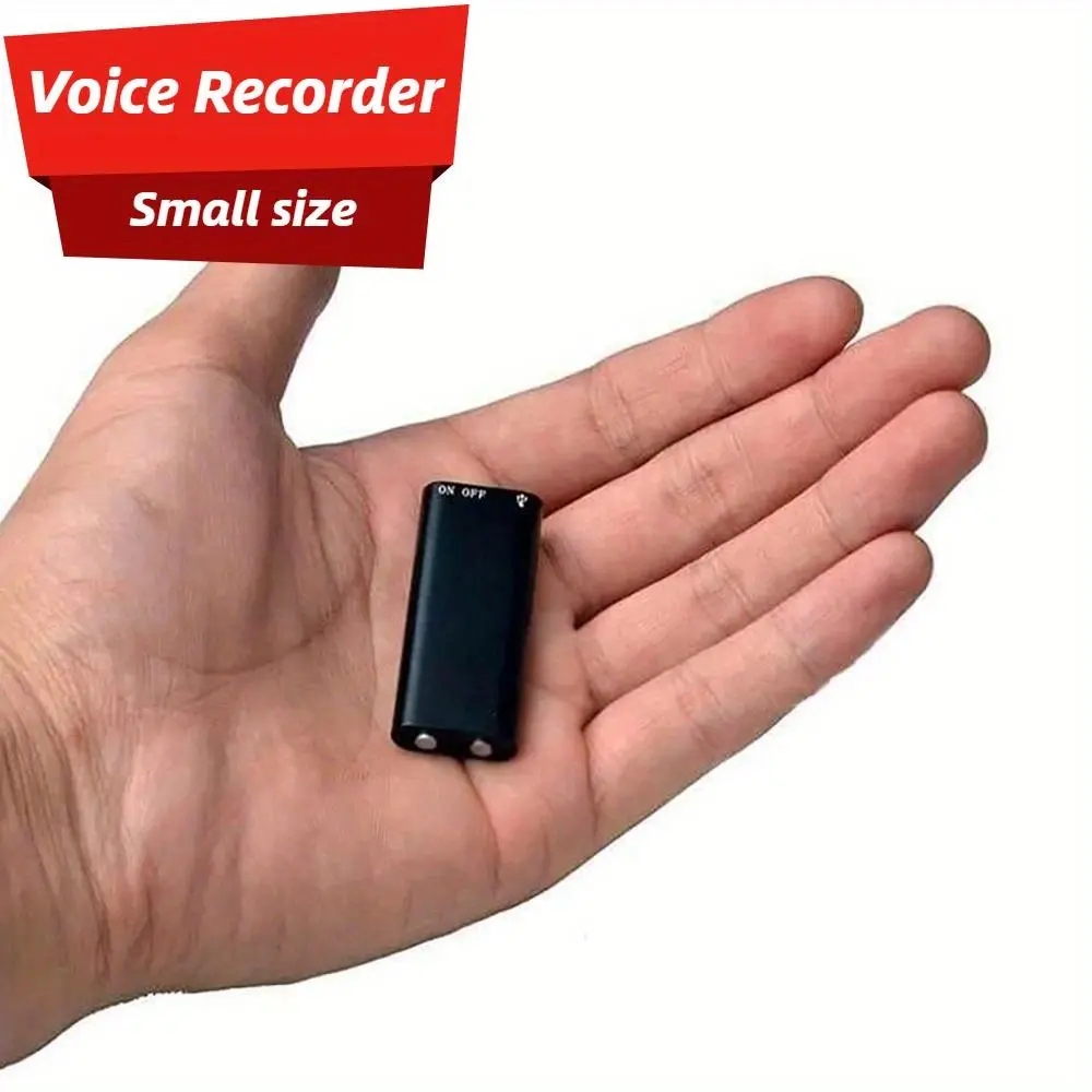 Portable Rechargeable Smart Voice Recorder, 16GB Premium Audio Recorder with 2400-Hour Storage, 26-Hour Battery Life, Strong Magnet Clip for Lectures, Meetings