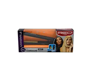 FI125 RED 1 1/4" CERAMIC FLAT IRON