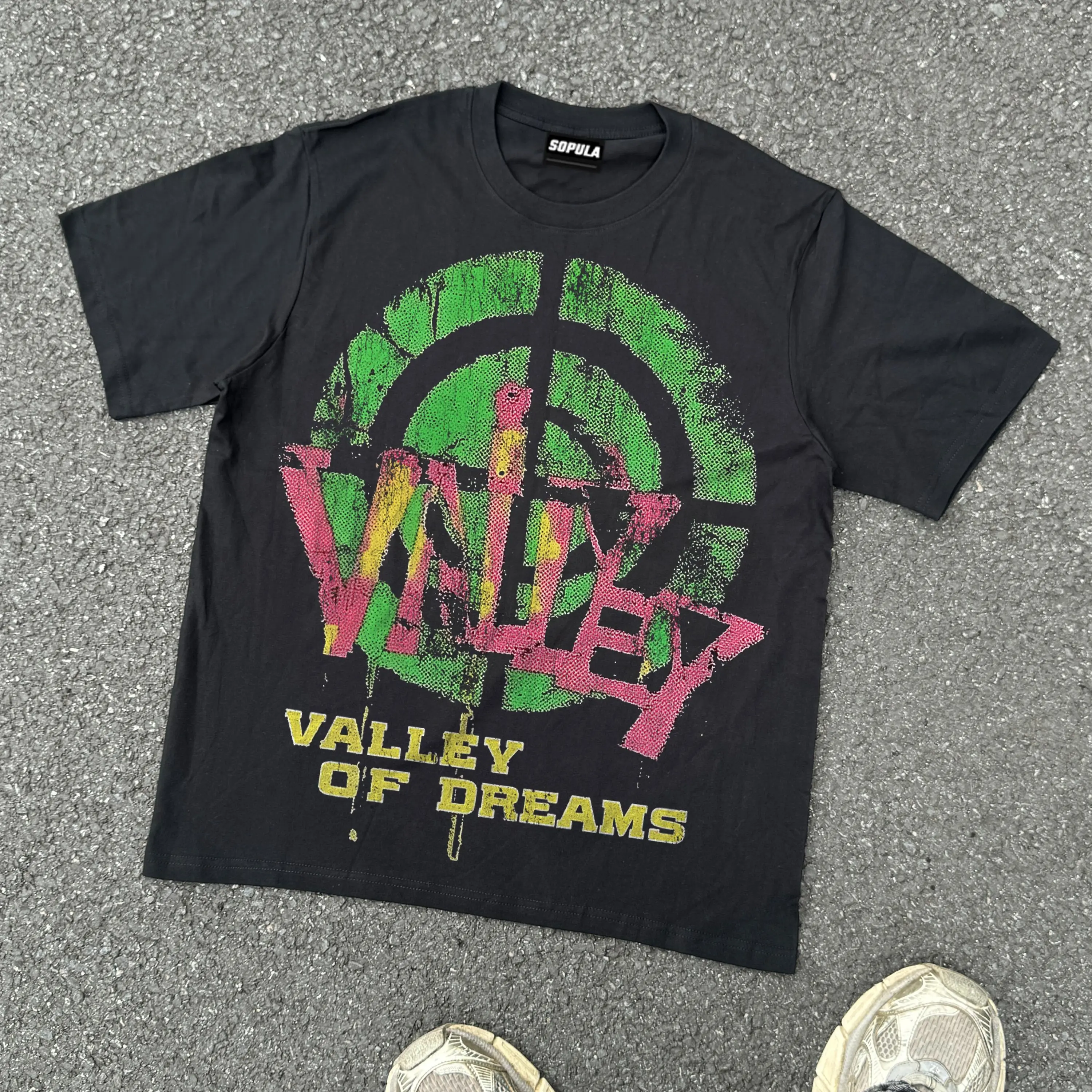 Sopula Studio Men's Valley Forever Target Graphic Cotton T-shirt