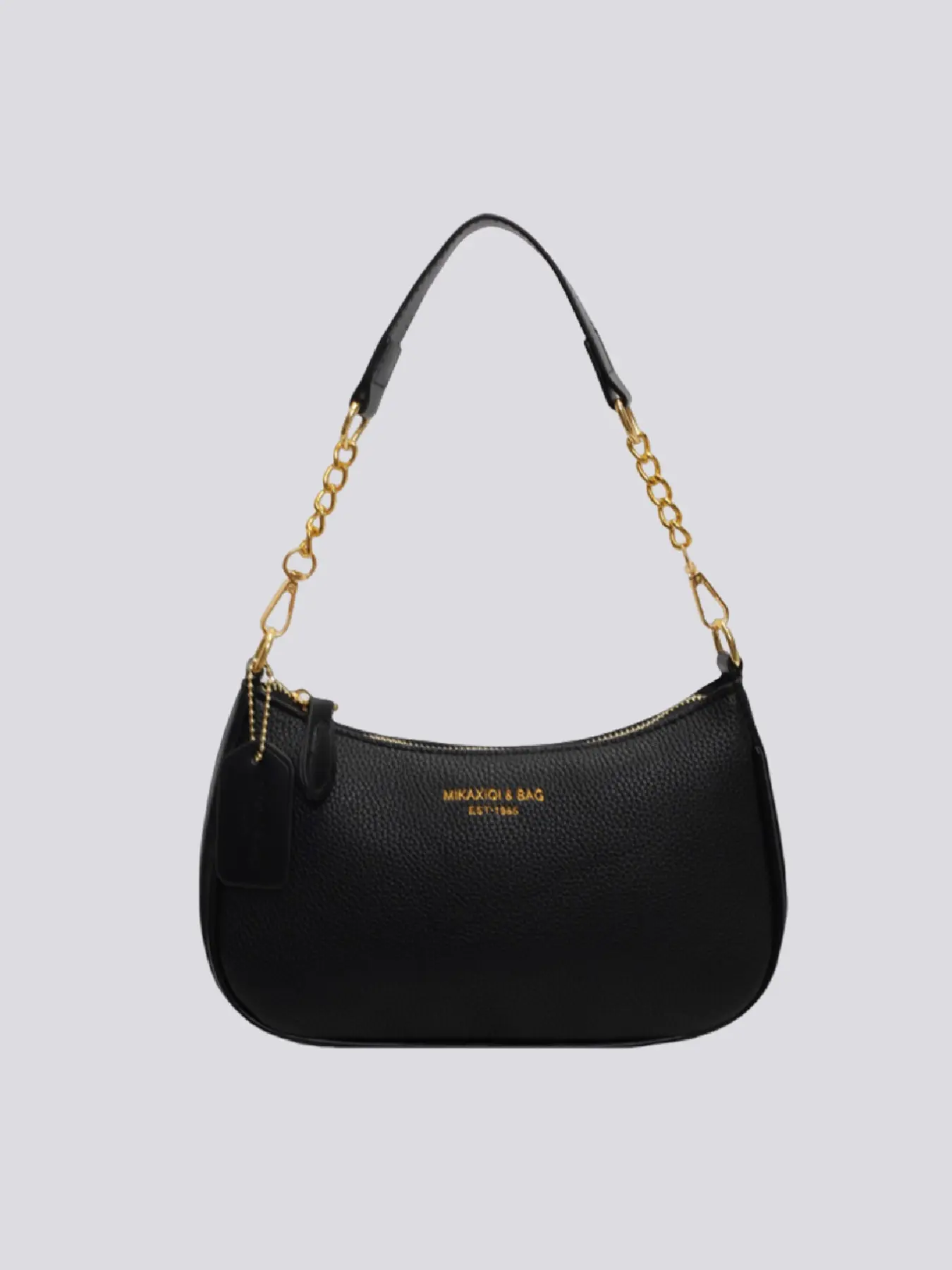 Women's Hobo Shoulder Bag, Vegan Leather Fashion Crossbody Purse with Chain, Trendy Crescent Handbag for Daily Use, Multiple Colors, Crossbody Shoulder Purses