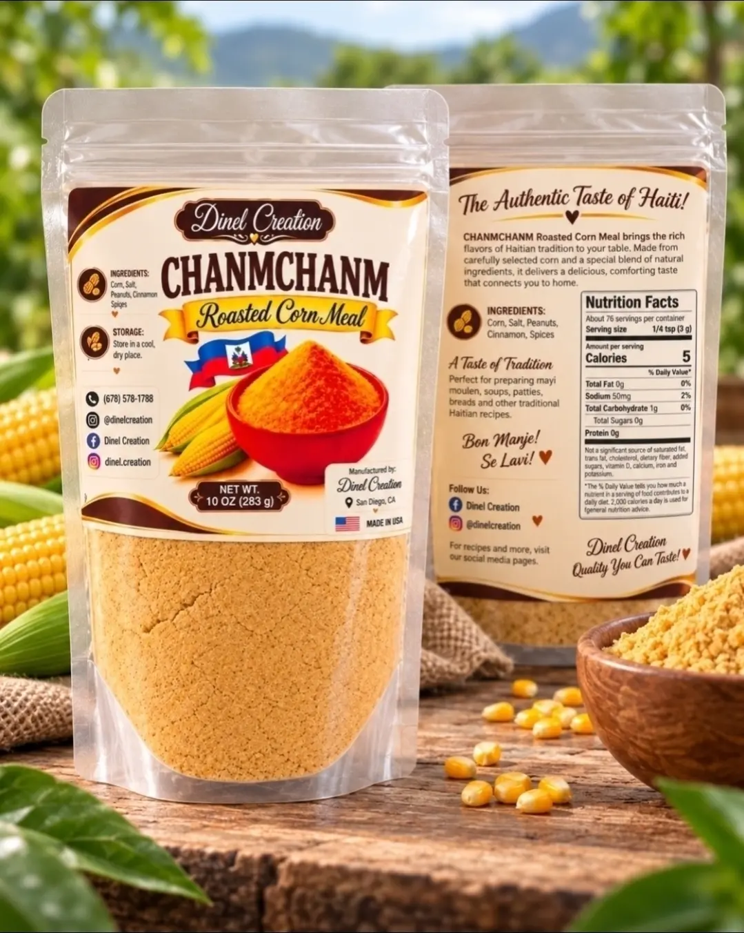 Haitian Chanmchanm _ Roasted Corn Snack Haitian Chanmchanm _ Roasted Corn Snack