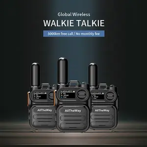 Global wireless walkie talkie aluminum alloy body with long standby strong signal