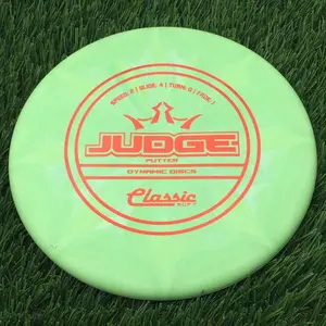 Dynamic Discs Classic Soft Burst Judge with Stock (No Burst Icon) Stamp - 173.8g - Light Green