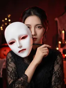 Halloween Venice Carnival Cos Costume Handmade Resin Craft Mask, Unique Party Accessory, DIY Halloween Decorations, Festive Cosplay Gear