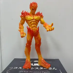 Digital Monster Battle Flame Beast Gk Statue Collectible Figure, Cross-Border Plush Toy, Perfect Gift for Fans, High-Quality Detailing
