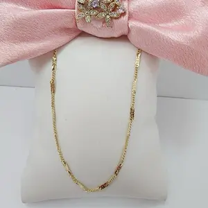 14K Gold laminated ankle bracelet - 9” but 10.5 with extension