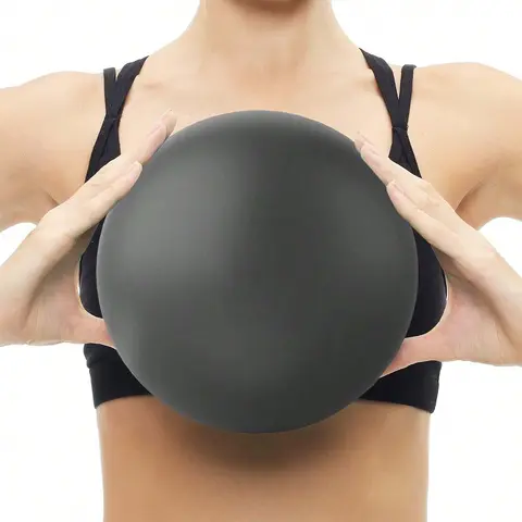 Yoga Ball and Pilates Ball Mini Fitness Sphere, Gym Ball, 25cm Core Stability Exercise Ball for Yoga, Pilates, and Physical Therapy, Ideal for Balance and Office Use