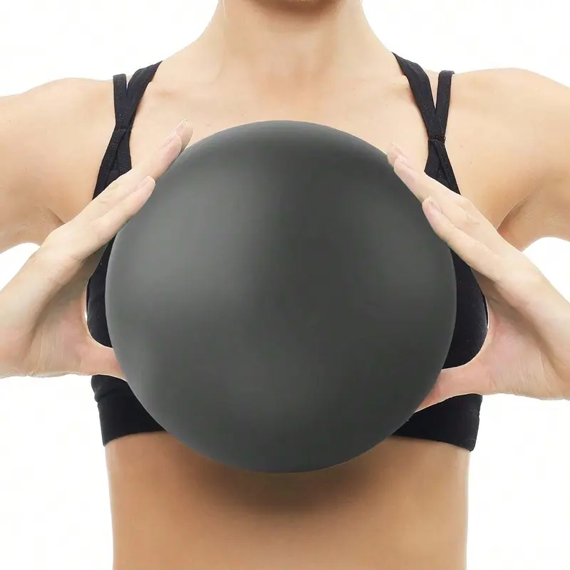 Yoga Ball and Pilates Ball Mini Fitness Sphere, Gym Ball, 25cm Core Stability Exercise Ball for Yoga, Pilates, and Physical Therapy, Ideal for Balance and Office Use