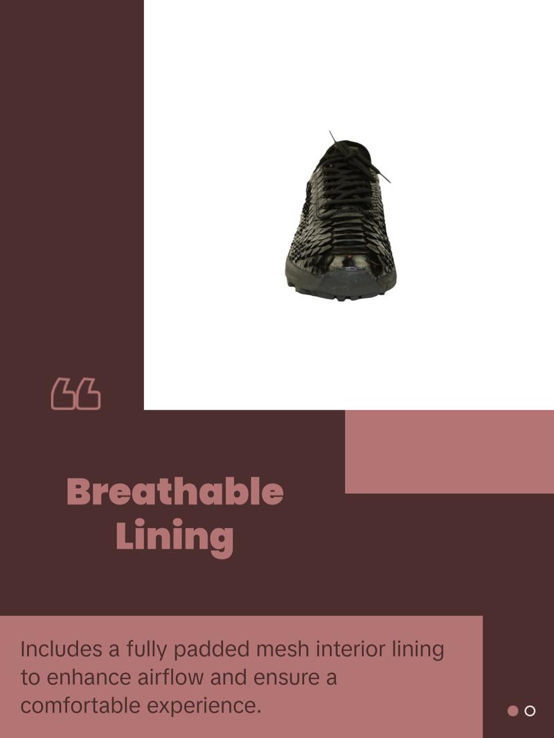 W&H Viper - Python Women's Golf Shoes in All Black W&H Viper - Python Women's Golf Shoes in All Black