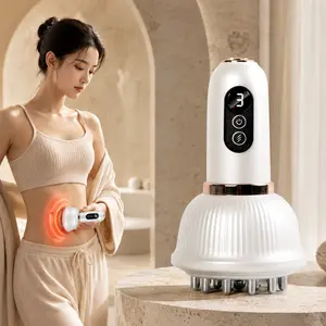 Full Body Massage Tool with Heat Therapy, Wireless Skin Care Massager for Waist, Thighs & Back