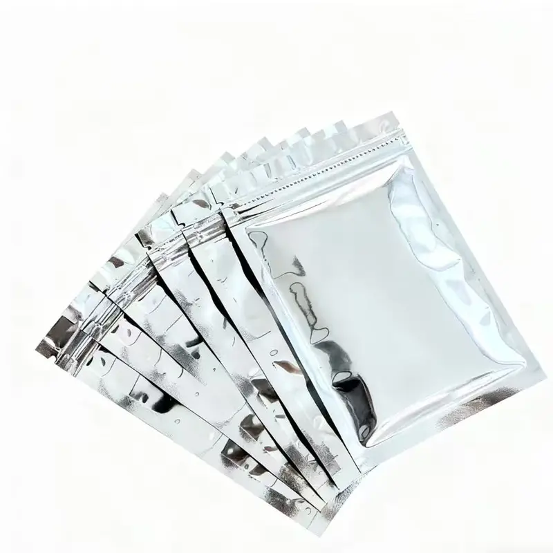 200-Piece Aluminum Foil Resealable Pouches - Compact Multipurpose Storage Bags for DIY Painting Supplies, Toys Storage; Modern Finishing Aluminum Foil Bags for Individuals, Businesses
