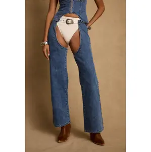 Revelry Studded Denim Chaps