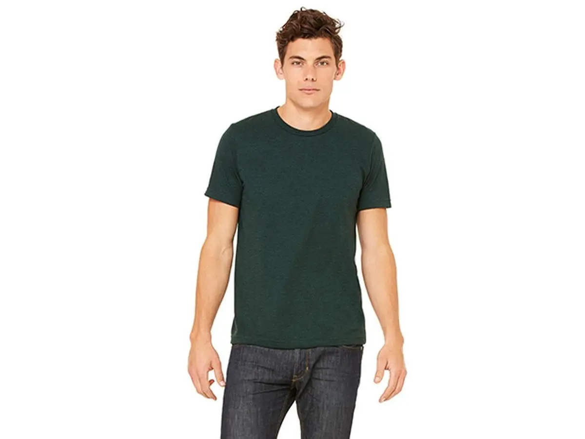 BELLA Unisex Modern Fit Tri-blend T-shirt, Soft Ring-spun Cotton Crew Neck Shortsleeve Casual Top for All Seasons, Round Neck, Tshirt, Shortsleeve Top, Unisex Cut