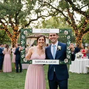 Personalized Wedding Photo Booth Frame