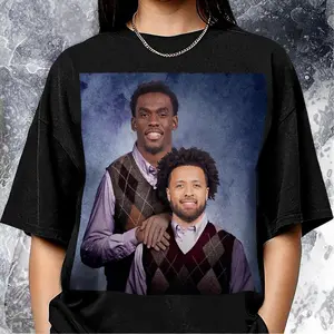 Cade Cunningham Jalen Duren Basketball Vintage 90s Tee, Detroit Step Bros Basketball 90s Funny Shirt