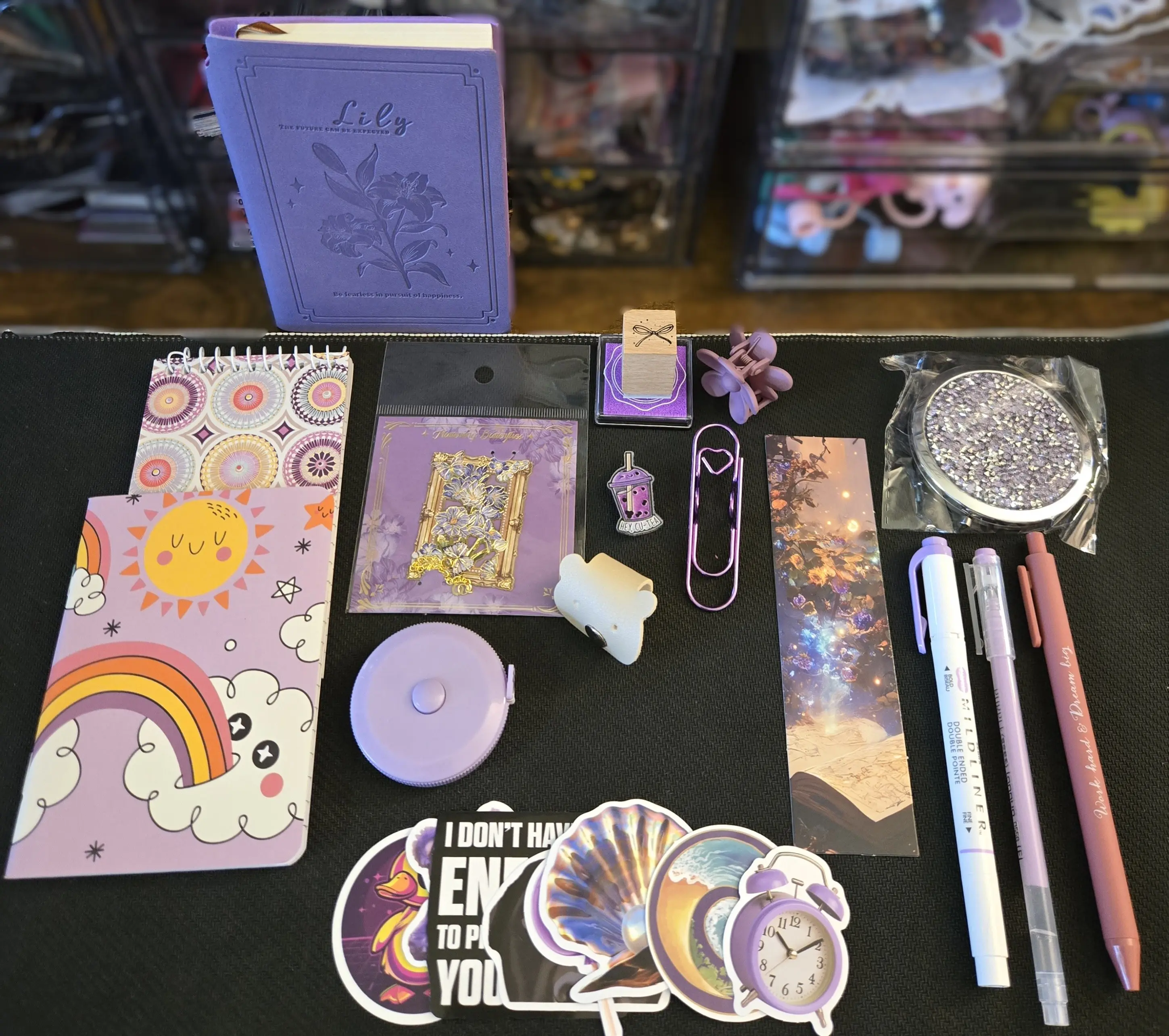 Secret Key Mystery Bundle - 10 items including much loved stationery items, journals/notebooks, and several self care items for everyday use. For those who have a propensity for buying office supplies and other stationery goodies.