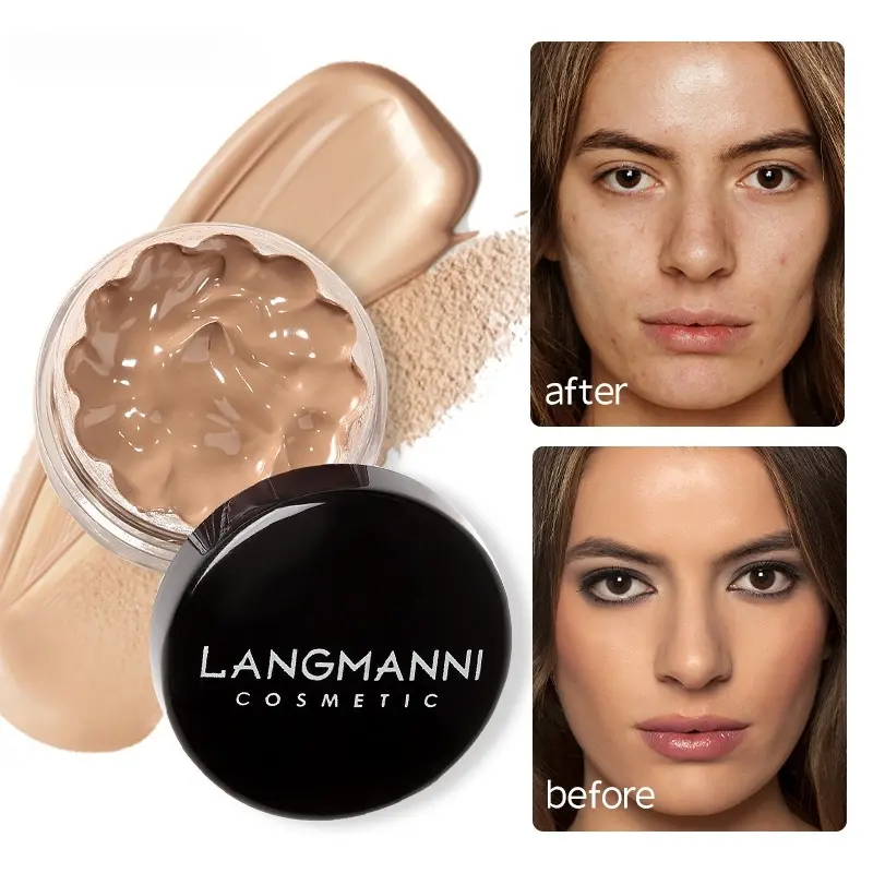 Concealer Concealer Grooming Moisturizing Brightening Skin Tone Lasting No Makeup Foundation High Coverage Full Coverage Flawless Concealer
