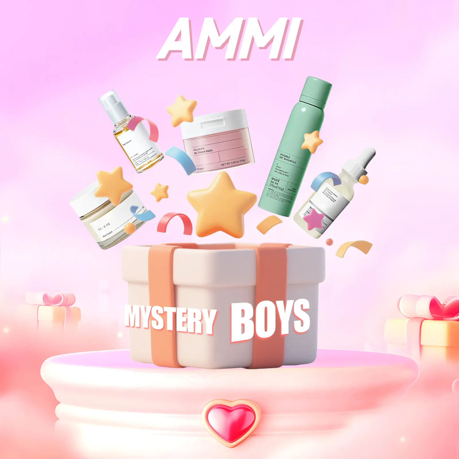 AMMI Beauty Blind BOX - Randomly Picked Skincare, Makeup, Personal Care
