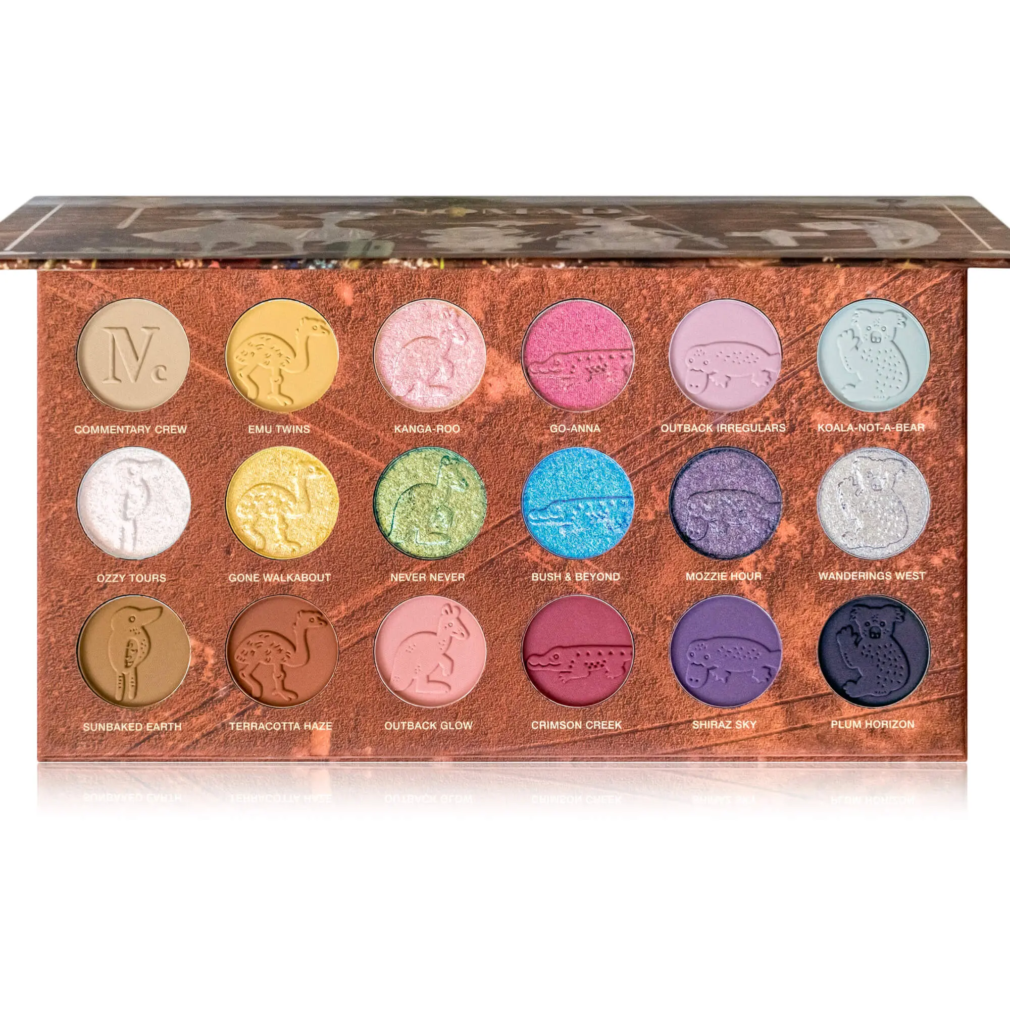 Outback Adventure - 18 Pigmented Shade Eyeshadow Palette - Cruelty Free Makeup