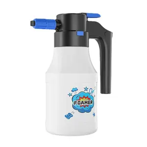 1.5L Electric Car Foam Sprayer Electric Pressurized Foam Sprayer with USB Rechargeable 1800mAh Cordless Pump Foam Sprayer for Car Washing Gardening Pet Grooming