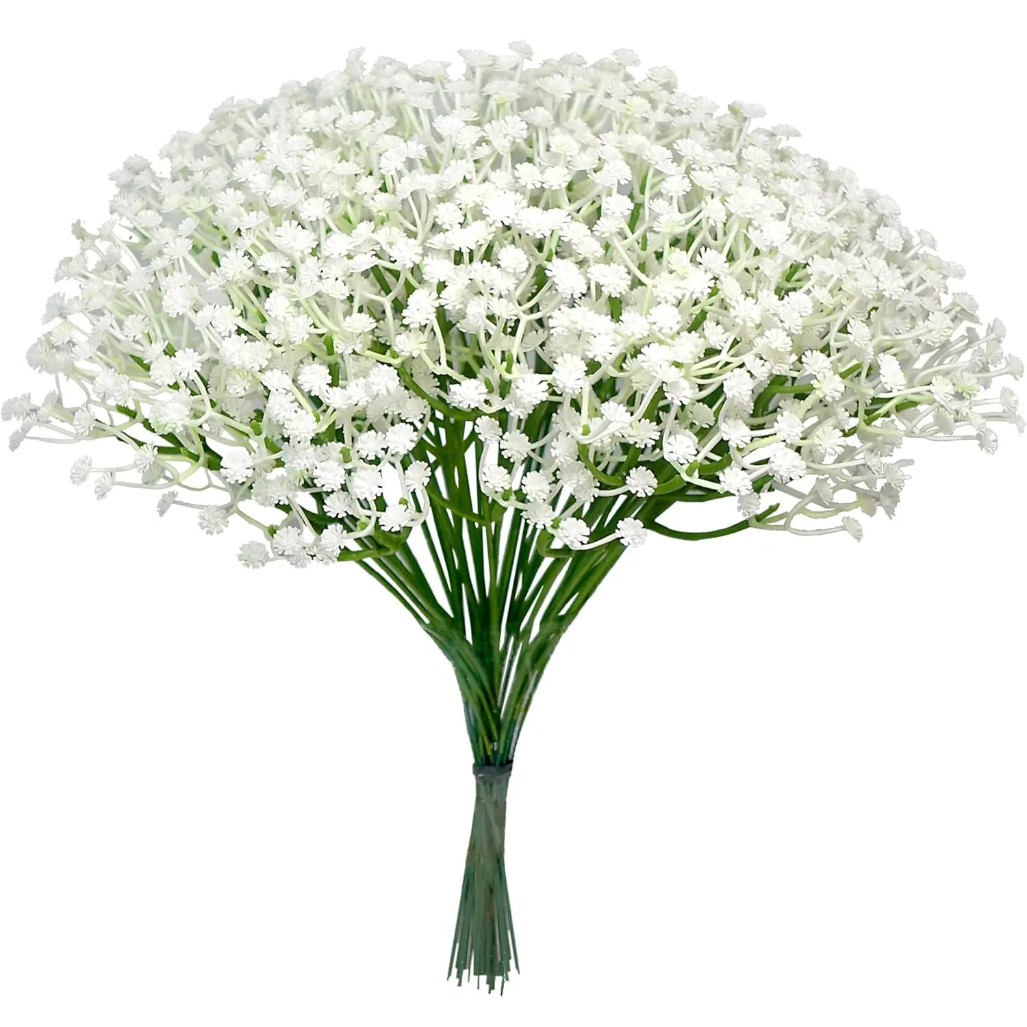 30 Pcs Baby Breath Artificial Flowers - Babies Breath Flowers Artificial Bulk Faux Flowers Bouquet White Flores Greenery Real Touch Fake Flowers Arrangements Wedding Centerpieces Tables Decorations Decorative Ornaments flower bouquets