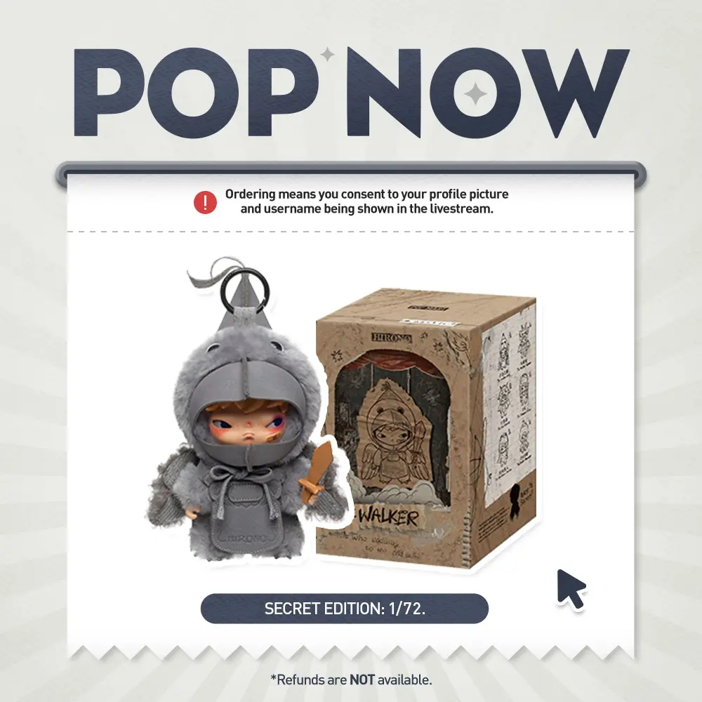 [POP NOW] POP MART Hirono Mist-Walker Series - Plush Doll Pendant Blind Box