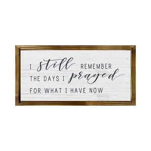 Letter Pattern Wooden Sign, 1 Count Rustic Wood Wall Sign, Vintage Plaque Decor, Home Decor Plaque for Garden Home Living Room Farmhouse