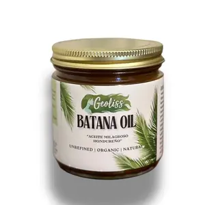 Geoliss 100% Unrefined Raw Batana Oil glass Jar - Natural Care for Healthier Hair, Great Gifts for Women & Men - Comfort