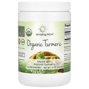 Amazing India Organic Turmeric, 16 oz (454 g)