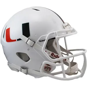 Riddell Miami Hurricanes Revolution Speed Full-Size Authentic Football Helmet - College Memorabilia