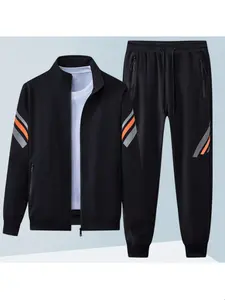 Mens Fashionable Athletic Sweatsuit Set
