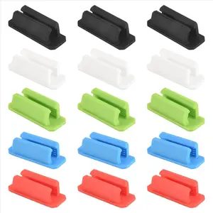 15Pcs Adhesive Silicone Pen Holder for Desk, Pencil Holder, Marker Holder,Pen Holder Set Teacher Supplies