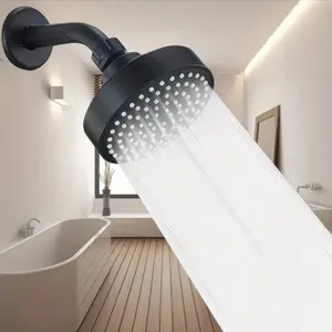 1/2/3 Large Water Flow Shower Heads, Sturdy and Durable Design, Easy To Hang and Install, Compatible with Standard Faucets