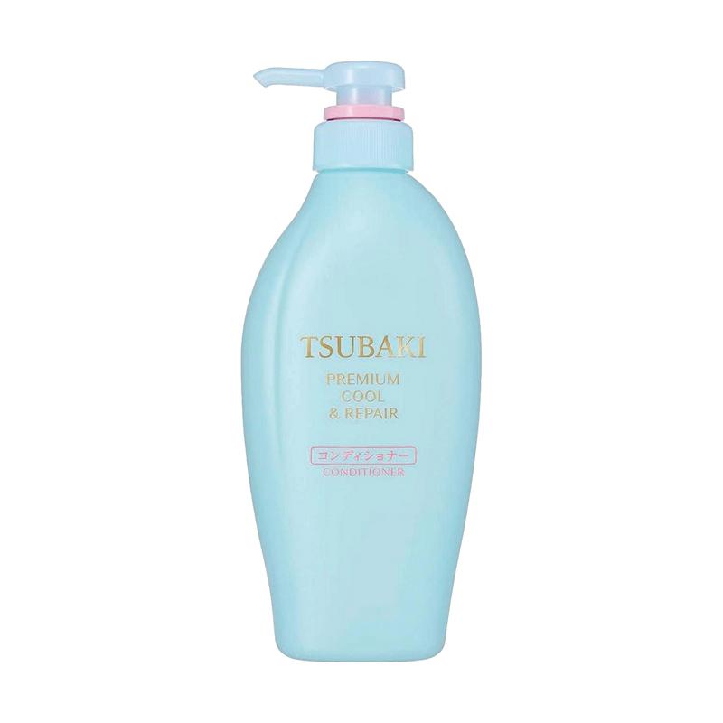 SHISEIDO Tsubaki Silky Smooth Shampoo and Conditioner Set 15.2 oz x 2 - Oil Control Anti-Itch Summer Edition