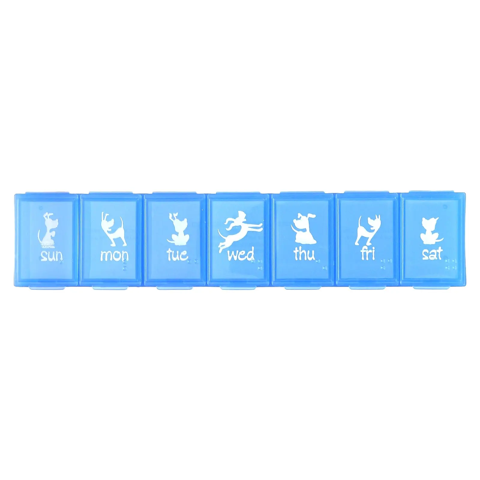 Ezy Dose Pets, Weekly Pill Planner, Dogs, Large, 1 Count