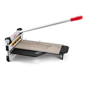Goldblatt 13" Laminate Floor Cutter, Professional Vinyl Floor Cutter, Aluminum Alloy Body, Tungsten Steel Blade - Cuts Parquet, Engineered Hardwood, VCT, LVT, SPC, PVC, LVP, WPC