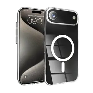 Entronix [Magnetic] Case Compatible with iPhone 17 Air - [Hard Back] Slim Clear