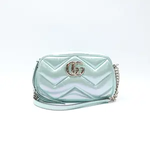 Pre-owned GUCCI Calfskin Shoulder Bags GG Marmont Mint Shoulder Bag T10422495
