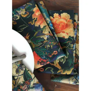Dynasty Floral Napkins, Set Of 4